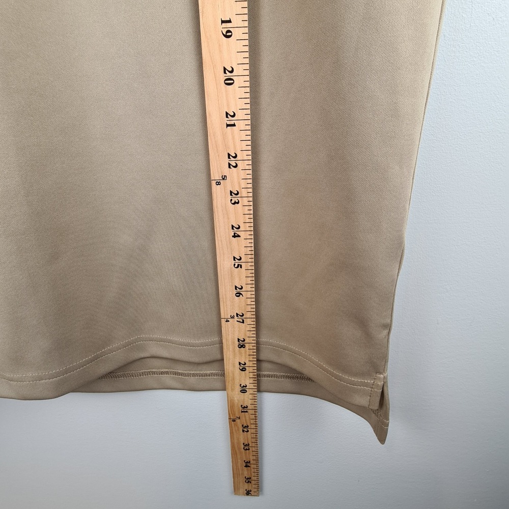 Propper Mens F5341 Tactical Polo Shirt Tan Short Sleeve Mic Clips Size Medium - Picture 6 of 11